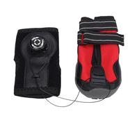 Haofy Soporte para Pies para Perros, Tela de Poliéster Transpirable, Doble Hebilla, Ajuste Seguro, Suela de Goma Antideslizante para Senderismo Al Aire Libre, Protección para Caminar (XL)