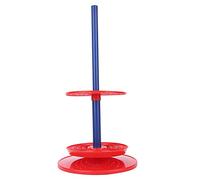 Haofy Soporte para Pipetas de Laboratorio, Estante para Pipetas Multifuncional Resistente Al Calor de 98 Orificios para Accesorios de Suministros de Laboratorio, Diseño Rojo de Fácil Montaje para