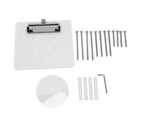 Haofy Soporte para Tarjeta de Puntuación del Carrito Soporte para Volante Acrílico de 5,5 Mm con Clip para Lápiz, Se Adapta a Ruedas de o 6 Orificios para EZGO, No Mientras Se