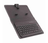 Haofy Soporte Universal Inalámbrico para Teclado Bluetooth para Teléfonos iOS, Bandeja de Teclado Magnética Desmontable, Compacta y Ligera, Escritura con Manos Libres para Ver Películas para (Black)