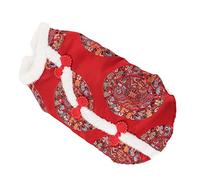 Haofy Sudadera con Capucha para, Material de Felpa, Ropa Estilo Traje Tang para Perros y Gatos Pequeños, Ideal para Fiestas Familiares y Calidez Invernal (XL)