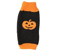 Haofy Suéter de Calabaza para Perros Disfraz de Halloween Elástico y Cálido para Perros Pequeños XS Fibra Acrílica para el Clima de Otoño Fiesta de Halloween o Uso en el Hogar Ideal para Dueños de (L)