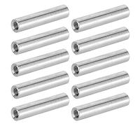 Haofy Sujetadores Espaciadores de Separación de Hilo Femenino Redondos Duraderos M4x0,7 Mm, 10 Piezas para Conectar Objetos, Diámetro Exterior de 6 Mm (Longitud 28)