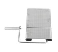Haofy Tabla Cortadora de Queso de Metal con 5 Cables Adicionales Líneas de Rejilla Versátiles para Cortar Suavemente Herramienta de Cocina de Fácil Limpieza