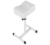 Haofy Taburete Blanco Ajustable, Cojín Suave, Silla Cómoda para el Hogar, la Oficina y la Tienda de Uñas, Altura Ajustable para Varios Usos