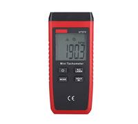 Haofy Tacómetro Láser Digital sin Contacto con Pantalla LCD para Medición Precisa de RPM, para Mecánicos e Ingenieros, Negro