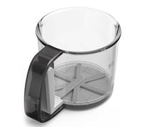 Haofy Tamiz de Harina con Escala, Tamices Tamiz de Mano de Acero Inoxidable, Perfecto para Tamizar Harina y Azúcar en Polvo para Entusiastas de la Repostería de con Escala, Semiautomático