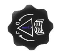 Haofy Tapa de Refrigerante para Radiador, Reemplazo de Plástico ABS de Ajuste Exacto para los Modelos 106 107 108 206 207 208 307 308 406 407 Fácil Instalación No Se Necesitan Herramientas