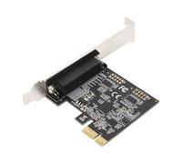 Haofy Tarjeta Paralela PCI Express, Compatible con Modo ECP, Controlador LPT de Expansión de Escritorio de 1 Puerto de hasta 2,5 Mbps para Escáner