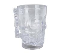 Haofy Taza con Calavera Iluminada con Temática de Halloween, Vasos LED Brillantes de 20oz para Fiestas Piratas, Bebidas No Alcohólicas, Cerveza