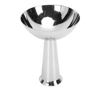 Haofy Taza para Helado, Elegante Cuenco de Postre con Patas de Acero Inoxidable para Helado, Yogur y Pudín, para Cafeterías y Fiestas (Redondo)