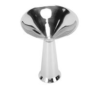 Haofy Taza para Helado, Elegante Cuenco de Postre con Patas de Acero Inoxidable para Helado, Yogur y Pudín, para Cafeterías y Fiestas (Cónico)