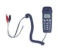 Haofy Teléfono con Cable Pantalla LCD FSK DTMF Conjunto de Teléfono de Oficina en Casa para Grabaciones de Identificador de Llamadas