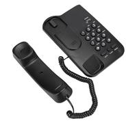 Haofy Teléfono Material ABS de Durable para Hotel Oficina en Casa para Teléfono Fijo KX T3026CID en Inglés (línea del Reino Unido) (Negro, Blanco) 7.5x4.9x3in (Black)