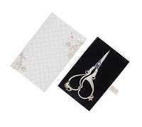 Haofy Tijeras de Costura de Diseño Hueco Vintage Tijeras de Bordado de Acero Inoxidable para Tela, Portátiles Livianas para Entusiastas del Hilo y la Costura