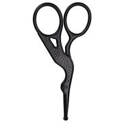 Haofy Tijeras de Costura, Diseño de Grúa de Acero Inoxidable, Tijeras Afiladas para Bordar, 3,7 Pulgadas para Costura y Manualidades (Tijeras grulla cabeza redonda negra)