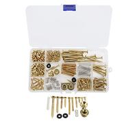 Haofy Tornillos de Guitarra E Premium: Tornillos de Metal Kit Juego de Resorte para Reparaciones Profesionales de Guitarra (GOLD)