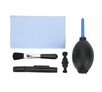 Haofy Traje de Limpieza de Cámara 5 en 1 con Herramientas Duraderas para Lentes DSLR, Kit de Limpieza Eficiente para Fotógrafos, Plástico y Tela, 5 Piezas