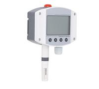 Haofy Transmisor de Temperatura y Humedad Montado en la Pared con Pantalla LCD Monitoreo Preciso 卤2% RH 卤0.7掳F Precisión Salida de 4 a 20 MA para Sistemas de Control Industrial en Fábricas y