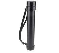 Haofy Tubo de Almacenamiento de Dibujos, Colección Telescópica Negra para Obras de Arte, Dibujos, Carteles y Mapas, Tubo de Póster Extensible Portátil para Artistas, Estudiantes y Arquitectos