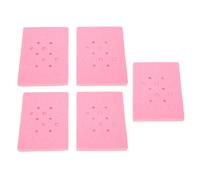 Haofy Tubo de Espuma Redonda Impermeable Pirch Manijas de Distancia Simple para 0.2 Ml 0.5 Ml 1.5 2 Tubo de Muestra, Adecuado para un Laboratorio Escolar o un Laboratorio Profesional, Paquete (Pink