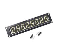 Haofy Tubo LED de 8 Dígitos Pantalla de Segmento Controlador Estable Módulo Digital Duradero para Aficionados Blanco Tubo LED de 8 Dígitos de 0,56 Pulgadas para Desarrollo Electrónico