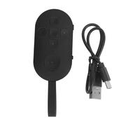 Haofy Turner de la Página de Clicker de Selfies Inalámbricos, Acuerdo Simple, Duración de la Batería Larga, Compatible con la Mayoría de los Teléfonos Inteligentes y Tabletas, Control Remoto (Black)