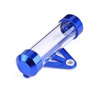 Haofy Universal Motocicleta Motocicleta Seguro Impuesto Disco Tubo Cilíndrico Soporte Marco Impermeable Motocicleta Impuesto Tubo Seguro Disco Titular Motocicleta Impuesto (Blue)