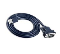 Haofy USB a RS232 DB9 Cable Serie Long 6.56 Pies PVC PVC Fácil y Reproducción para la Impresora de PC