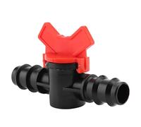 Haofy Válvula de Control de Agua de Acuario de una Sola Vía, Diseño de Plástico, Válvula de Manguera Duradera y Práctica para Peceras, Disponible en Tamaños de 1/4 Pulgadas, 1/2 Pulgadas, 3/4 para