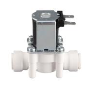 Haofy Válvula Solenoide Normalmente Cerrada, Control de Agua Eléctrico con Conector Rápido de 0 a 176 °F 2,9 a 116 PSI para Proyectos de Automatización Industrial de Riego Doméstico Gestión de Flujo