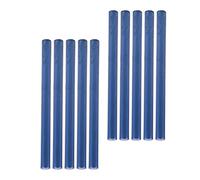 Haofy Varillas de Cera de Sellado Multicolor, Herramienta de Decoración Resistente y Duradera para Sobres de Invitaciones DIY para Días Festivos, Día de San Valentín, 10 Uds. (BLUE)