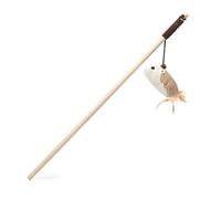 Haofy Varita de Juguete para Gatos, Palo de Madera Duradero, Juguete Interactivo para Interiores y Exteriores, Varita de Molienda de Garras de Material Duradero para Gatos (Tipo 1)