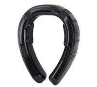 Haofy Ventilador de Cuello Portátil Silencioso, Refrigeración y Calefacción, Ventilador Portátil Ligero de 3 Velocidades que Funciona con Pilas para Salidas a la Playa (Negro brillante)