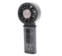 Haofy Ventilador de Mano de Alta Velocidad 14000 RPM con Pantalla Digital - Ventilador Portátil Personal 30 °F Enfriamiento Instantáneo Batería de 3600 MAh para Caminatas Al Aire Libre, Viajes de