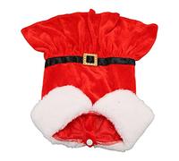 Haofy Vestido de Navidad para de Papá Noel, Agradable a la Piel, Transpirable para Perros Pequeños, Gatos, Traje Festivo de Invierno (XL)