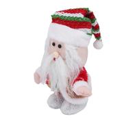 Haofy Walking Santa Toy Muñeca Eléctrica Que Canta Mágica de 28,5 Cm para Decoración del Hogar de Vacaciones y Celebraciones Festivas