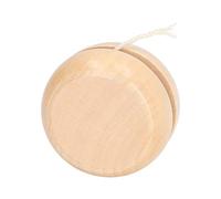 Haofy Yo Yo de Madera, Paquete de 4, Tamaño Pequeño sin Terminar con Superficie Brillante para Proyectos de Manualidades, Juguetes Hechos a Mano, Creativo para Diversión Familiar, Entretenimiento