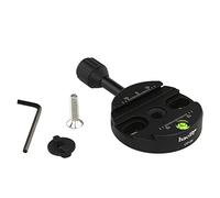 Haoge Adaptador convertidor hembra a macho Boss con abrazadera de liberación rápida compatible con Arca Swiss de 64 mm para trípode Manfrotto