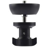 Haoge Adaptador de cuenco de media bola de 75 mm, adaptador de media bola de metal plano a cuenco para convertir trípode de cuenco de video y cabeza fluida con tornillos de 3/8 pulgadas para Manfrotto