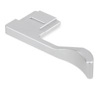 Haoge Agarre de pulgar para cámara RICOH GRIII GR3 GRIIIX GR3X HDF, accesorios de cámara plateados, zapata caliente para pulgar hacia arriba, agarre de mano THB-GR4LS