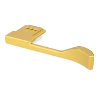Haoge Agarre para pulgar hacia arriba para cámara Fujifilm GFX100RF, accesorios digitales GFX 100RF, zapata caliente, soporte para pulgar hacia arriba, agarre de mano THB-GFXRFG dorado