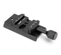 Haoge CP-MA90 - Adaptador de abrazadera de liberación rápida para cabezal de video fluido Manfrotto Sachtler Benro Sirui a Arca Swiss compatible, compatible con placa 501PL / Q5 / 504PLONG / 500PLONG