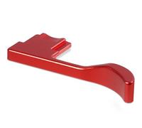 Haoge Empuñadura de pulgar hacia arriba para Sony α7Cii, accesorios de cámara A7CR, zapata de metal rojo, agarre de mano THB-S7CR-R