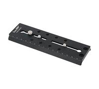 Haoge HQR-MS160 - Placa de liberación rápida QR deslizante 160 mm para Manfrotto MVH500AH/MVH500A/MVH502AH/MVH502A/501HDV/503HDV/504HD/509HD/526/577/701HDV/Q5