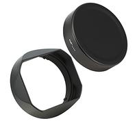 Haoge LH-S245N Parasol metálico Cuadrado con Montura Tipo Bayoneta para Sony FE 50 mm, F2.5 G, FE 40 mm, F2.5 G, FE 24 mm, F2.8 G, Incluye Tapa