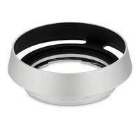 Haoge LH-ZV12 - Parasol de Objetivo de Bayoneta de Metal Redondo para Carl Zeiss C Biogon T 4.5/21 21 mm f4.5 ZM, 25 mm f2.8 ZM, 2.8/28 28mm f2.8 ZM, C Sonnar T 1.5/50 50 mm f1.5 ZM Lentes Plateados