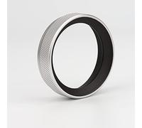 Haoge LUV-X100W - Parasol de metal con protección UV MC, filtro de lente ultravioleta multicapa, para cámara Fujifilm Fuji X100F X100T X100S X100 X70, color plateado, juego de accesorios 2 en 1