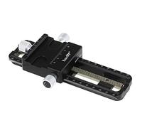 Haoge MFR-180 - Carril de enfoque macro deslizante para enfoque de precisión, apilamiento, apilamiento, diapositiva nodal, macro primer plano, fotografía de primer plano, abrazadera de liberación