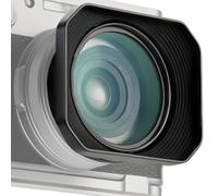 Haoge Parasol cuadrado de metal para Fujifilm X100VI Fuji X100V X100F X100T X100S X70 Fuji Accesorios de cámara fotográfica con anillo adaptador de filtro UV de 49 mm, color negro